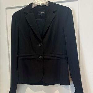 Banana Republic Black Blazer Tailored Suit Jacket